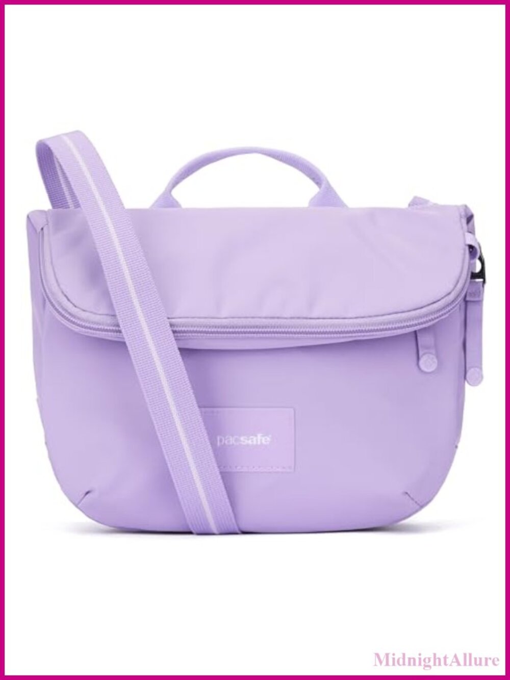 Pacsafe Go Anti Theft Saddle Crossbody Recycled Polyester Expandable